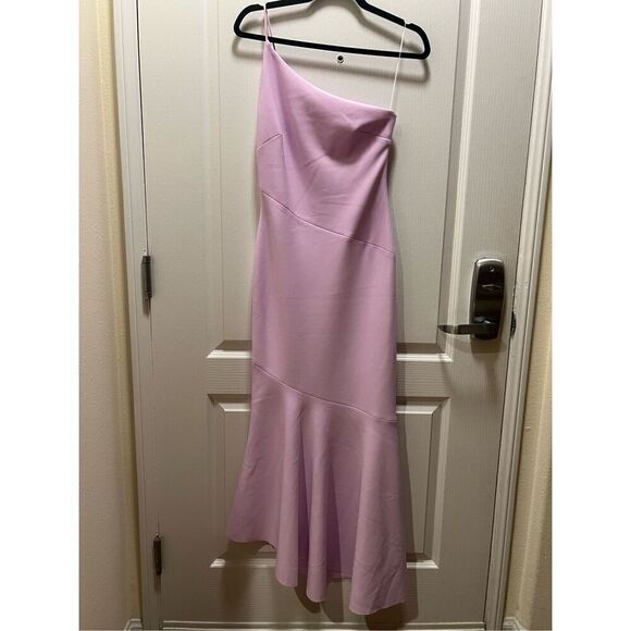Significant Other Tori One shoulder Asymmetrical hem Dress in Lilac Size 4 NWT - Picture 5 of 8